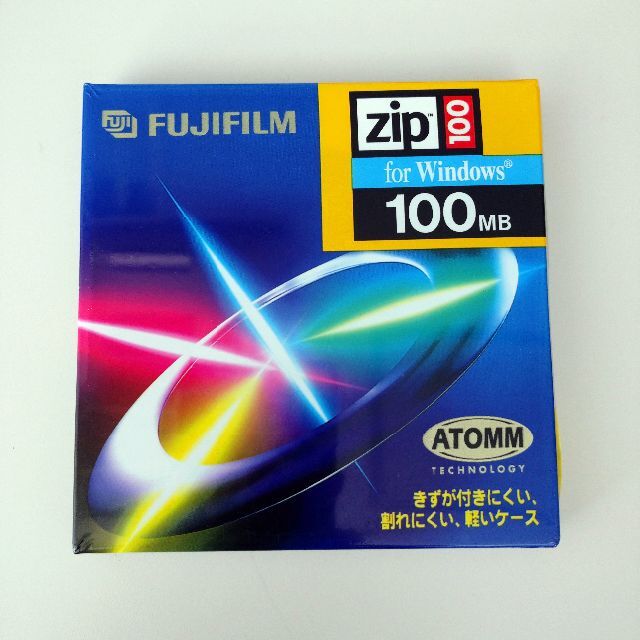 富士フイルム(フジフイルム)のフジフィルム Zipディスク 100MB  3枚 スマホ/家電/カメラのPC/タブレット(PC周辺機器)の商品写真