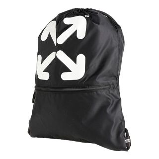 OFF-WHITE オフホワイト Nylon BackPack With Lettering OMNB003R20521038 ナイロンバックパック リュック ブラック