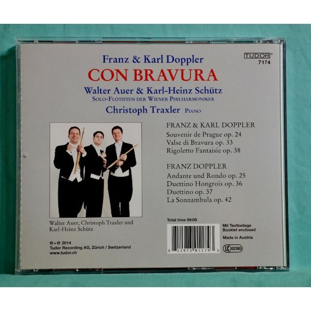 CDドップラーDoppler/Con Bravura/フルート/ウィーンフィル エンタメ/ホビーのCD(クラシック)の商品写真