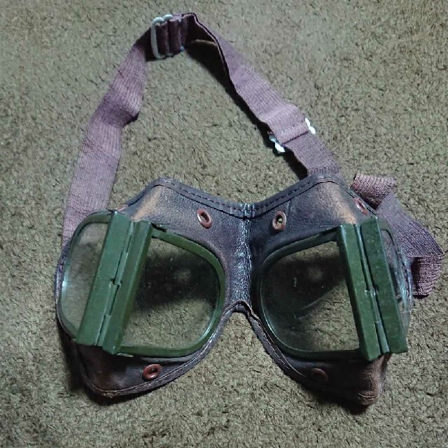 旧日本軍 防塵眼鏡 戦車眼鏡