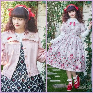 アクシーズファム(axes femme)のkawaii 🐰ベリーフィールズ🍓　ワンピース　ジャケット　青木美沙子(ひざ丈ワンピース)