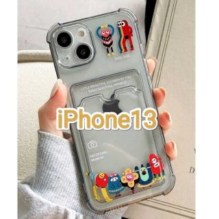 iPhone13　ロボット　カラフル　かわいい　iPhoneケース(iPhoneケース)