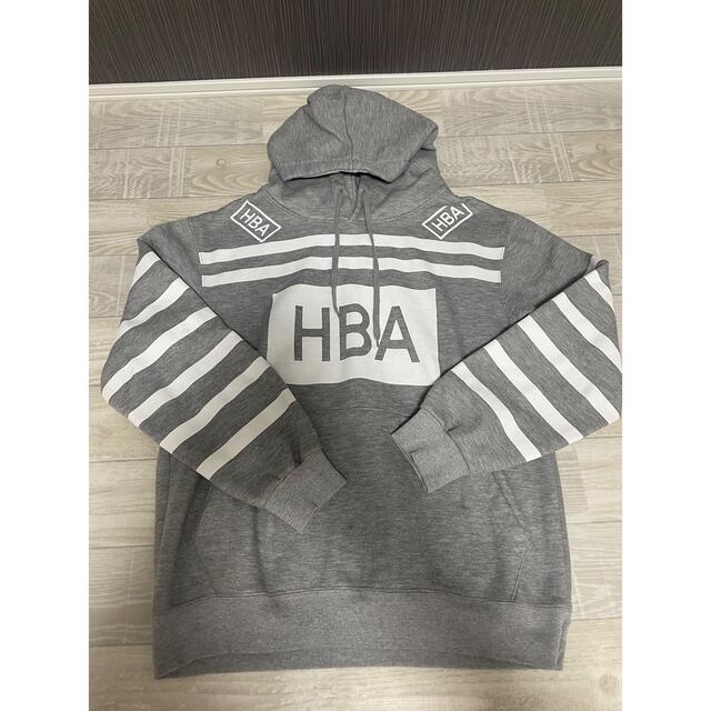 HOOD BY AIR.(フードバイエアー)のHBA HOOD BY AIR フードバイエアー　ロゴ入り長袖パーカー 服  メンズのトップス(パーカー)の商品写真