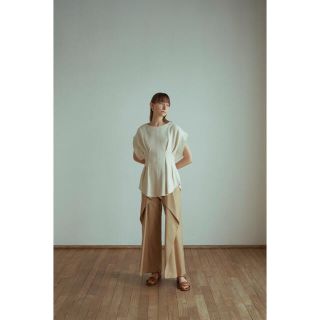 CLANE スクエアフリルパンツ