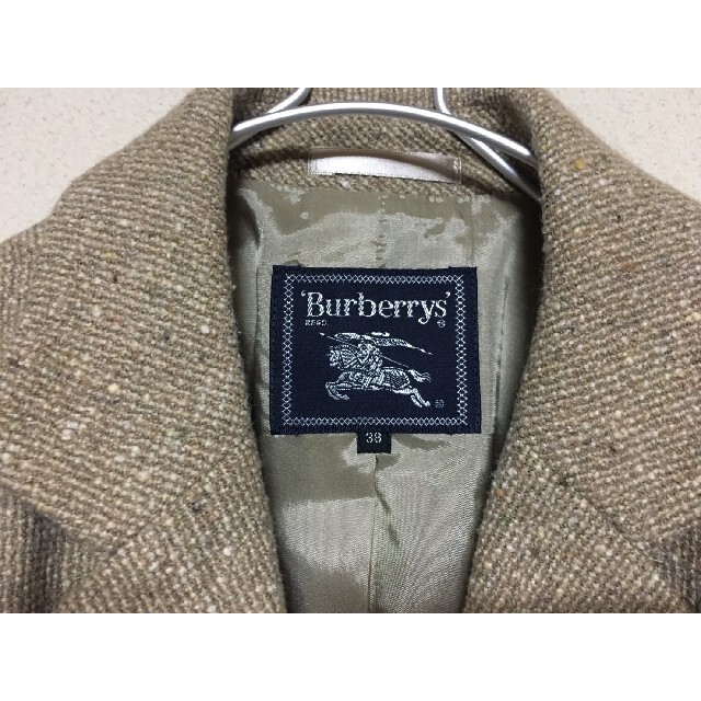 BURBERRY(バーバリー)のバーバリーズ 羊毛 カシミヤ混 イタリヤ製生地 ジャケット 38 三陽商会製 レディースのジャケット/アウター(テーラードジャケット)の商品写真