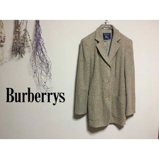 バーバリー(BURBERRY)のバーバリーズ 羊毛 カシミヤ混 イタリヤ製生地 ジャケット 38 三陽商会製(テーラードジャケット)