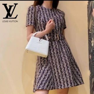 ルイヴィトン(LOUIS VUITTON)の【S様限定】LOUIS VUITTON 大人気♡ツイードミニワンピース(ミニワンピース)