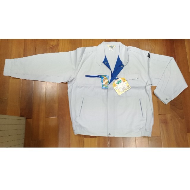 AITOZ(アイトス)の長袖ブルゾン 作業服 シルバーグレー アイトス 6360-03 サイズ4L メンズのジャケット/アウター(ブルゾン)の商品写真