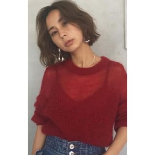 アメリヴィンテージ(Ameri VINTAGE)のアメリヴィンテージ  BUSTIER PATTERN KNIT SET(ニット/セーター)