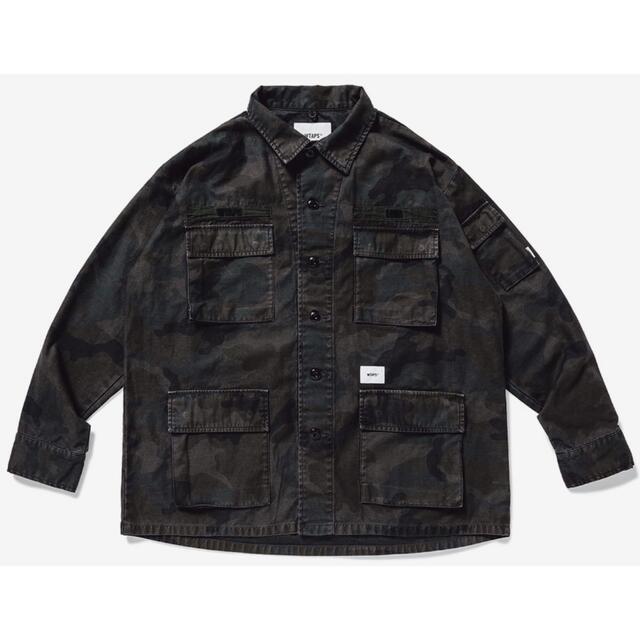 シャツMサイズ black 20ss wtaps jungle shirt 02