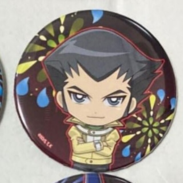 遊戯王GX 花火 缶バッジ 三沢大地 エンタメ/ホビーのアニメグッズ(バッジ/ピンバッジ)の商品写真