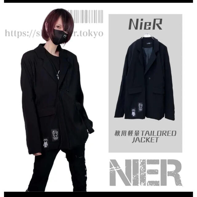 NieR 秋用軽量テーラードジャケット NieRちゃんパッチ付 新品