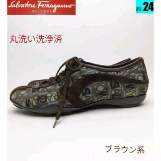 サルヴァトーレフェラガモ(Salvatore Ferragamo)のピカピカ新品仕上⭐フェラガモFerragamo スニーカー約24(スニーカー)