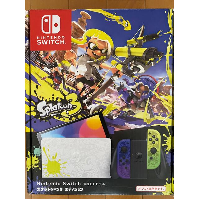 Nintendo Switch 有機ELスプラトゥーン3 + ソフト付き