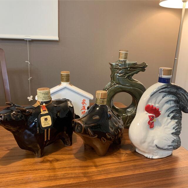 格安新品 サントリー - 美品 サントリーウイスキー 干支ボトル 5本