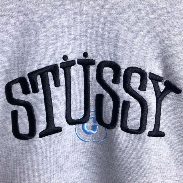 STUSSY   美品ビッグシルエットステューシー 刺繍ロゴ