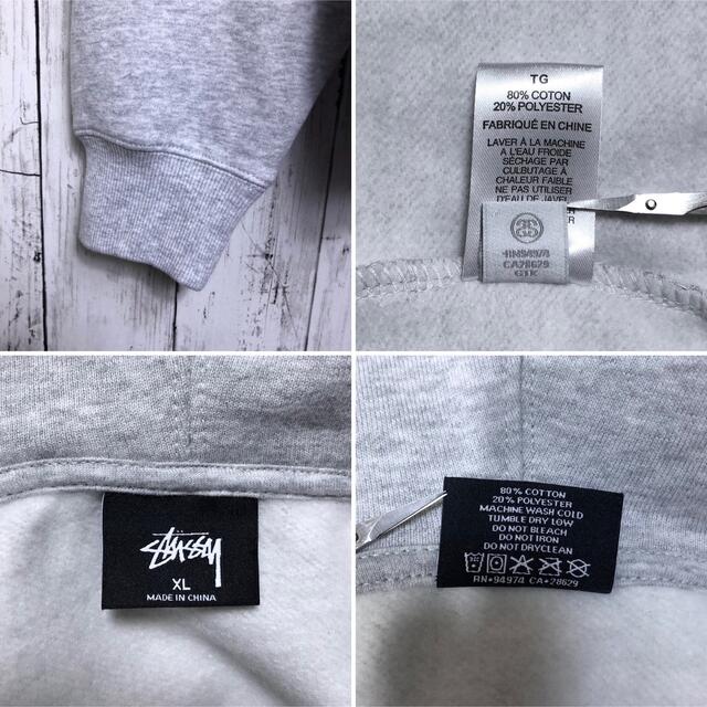 《STUSSY》00s'old stussy ビッグシルエットスウェット　黒×紫