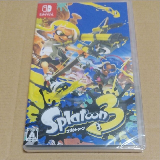 スプラトゥーン3 Switch　新品　3本　シュリンクつき家庭用ゲームソフト