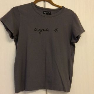 アニエスベー(agnes b.)の難あり　アニエスベー　Tシャツ　グレー　３(Tシャツ(半袖/袖なし))