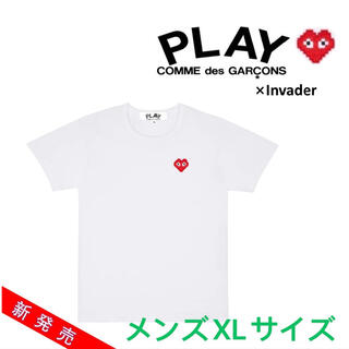 コムデギャルソン(COMME des GARCONS)の【新作】PLAY COMME desGARCONS x INVADER Tシャツ(Tシャツ/カットソー(半袖/袖なし))