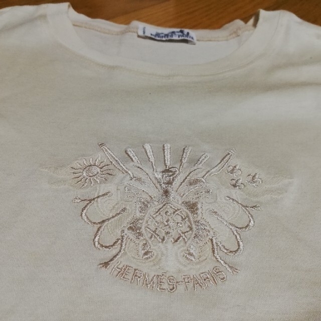 安価 エルメス 2023SS 刺繍Tシャツ ネイビー 36 sleepyhollowevents.com