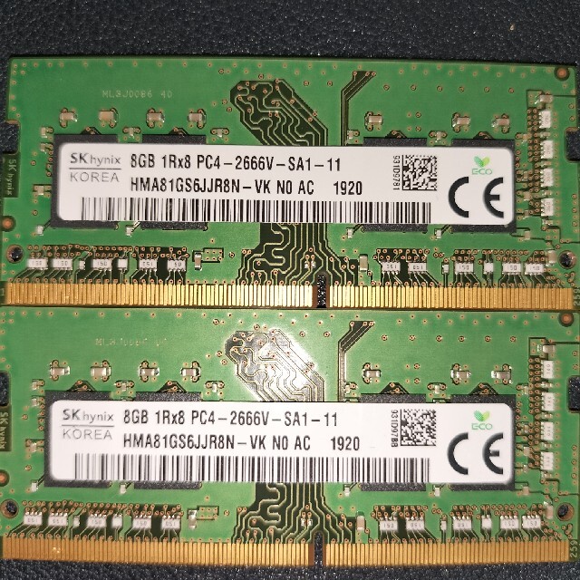 DDR4 2666 8GB×2 hynix