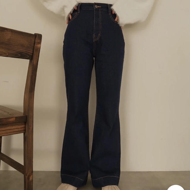 bell denim pants / ベルデニム - mideal レディースのパンツ(デニム/ジーンズ)の商品写真