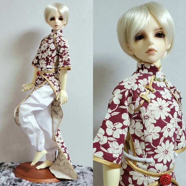 海外最新 60cmクラス球体関節人形用 着物セット 試着1回のみの美品 海外最新 60cmクラス球体関節人形用 着物セット 試着1回のみの美品