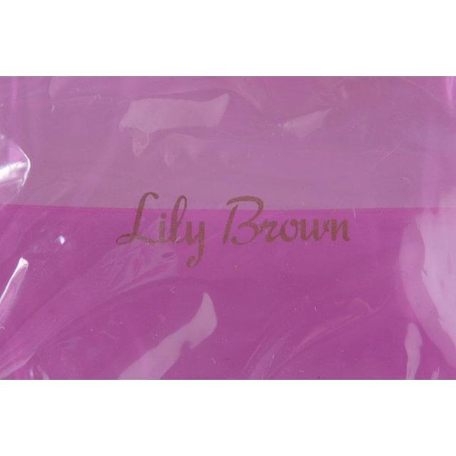 Lily Brown(リリーブラウン)の未開封! Lily Brown リリーブラウン クリアー ポーチ バッグ レディースのファッション小物(ポーチ)の商品写真