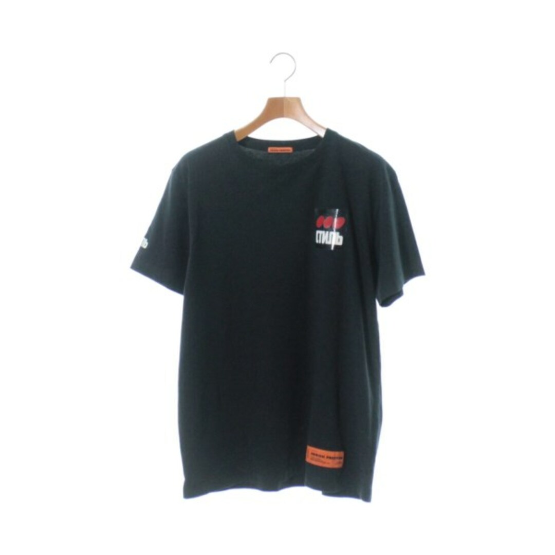 なし開閉HERON PRESTON ヘロンプレストン Tシャツ・カットソー M 黒