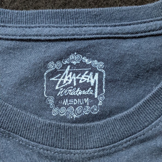 STUSSY　Beastie Boys　Tシャツ　ネイビー　黄色　M　USA製 2