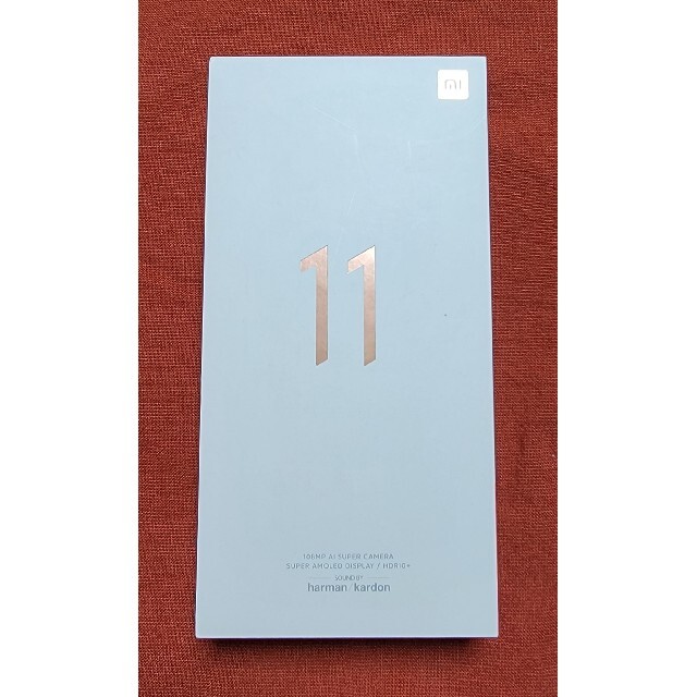 【送料無料】(CN版) Xiaomi Mi11 8/256 黒 euROM