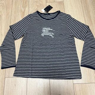 バーバリー(BURBERRY)のバーバリー　ロンT 長袖　カットソー　140cm ボーダー　女の子(Tシャツ/カットソー)