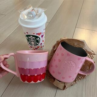 スターバックスコーヒー(Starbucks Coffee)のスタバ 2022 バレンタイン マグカップセット(マグカップ)