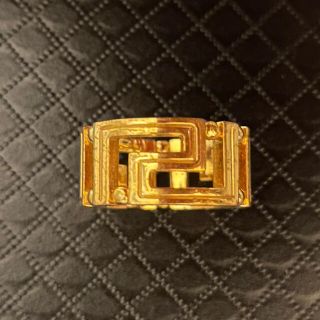 ヴェルサーチ(VERSACE)のVERSACE Greca Ring グレカモチーフゴールドリング  19号(リング(指輪))