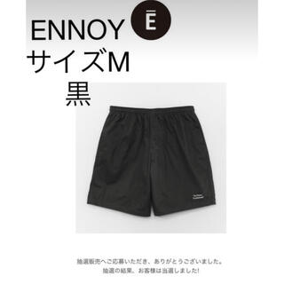 ワンエルディーケーセレクト(1LDK SELECT)のennoy Cotton Easy Shorts エンノイ ショーツ ブラック(ショートパンツ)