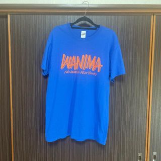 ワニマ(WANIMA)のWANIMA Tシャツ  ブルー Mサイズ(ミュージシャン)