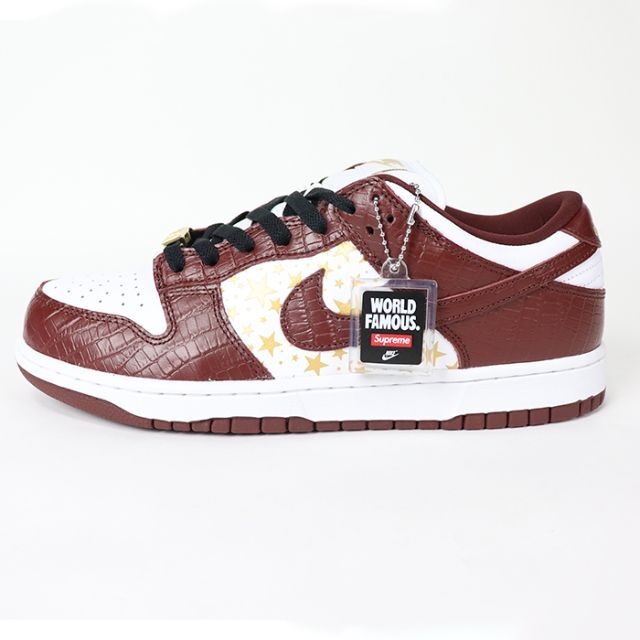 Supreme(シュプリーム)のSupreme NIKE SB Dunk Gold Stars ブラウン27cm メンズの靴/シューズ(スニーカー)の商品写真