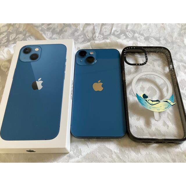 SIMフリー　美品iPhone13 256GB ブルー　MLNM3J/A