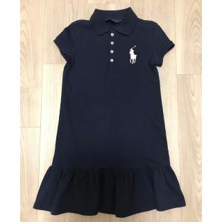 ポロラルフローレン(POLO RALPH LAUREN)の♪未使用・自宅保管♪ ハワイで購入ラルフローレン ポロシャツ生地ワンピース 6Y(ワンピース)