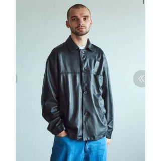 スティーブンアラン(steven alan)のITALY LAMB CAR BLOUSON (レザージャケット)