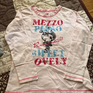 メゾピアノジュニア(mezzo piano junior)のMezzo Piano  長袖Tシャツ(Tシャツ/カットソー)