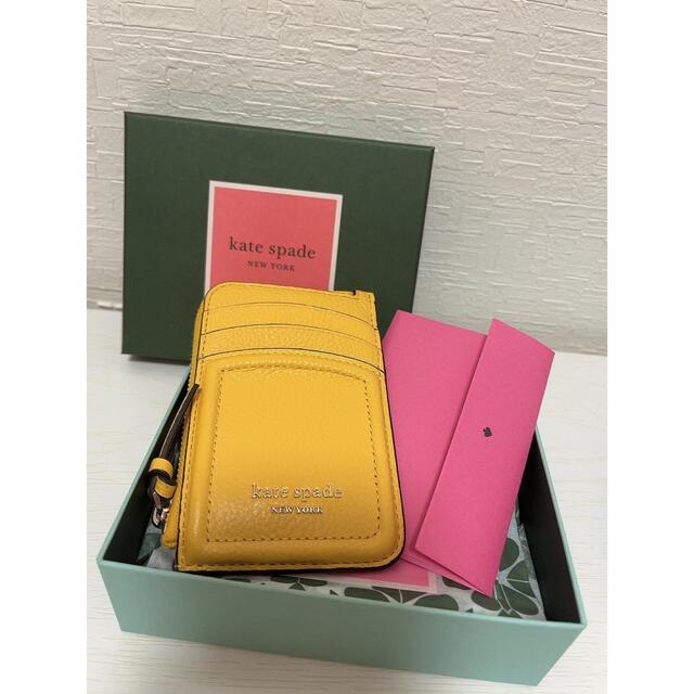 kate spade new york(ケイトスペードニューヨーク)の最終値下げ kate spade ノット ジップ カードホルダー レディースのファッション小物(名刺入れ/定期入れ)の商品写真