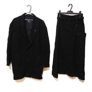 ワイズ(Y's)のワイズ スカートスーツ レディース - 黒(スーツ)