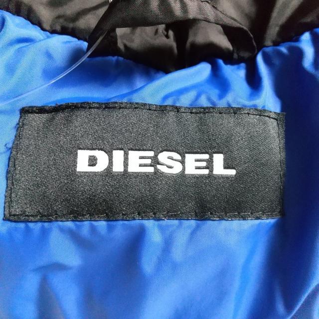 DIESEL(ディーゼル)のディーゼル ダウンジャケット サイズM - 黒 メンズのジャケット/アウター(ダウンジャケット)の商品写真