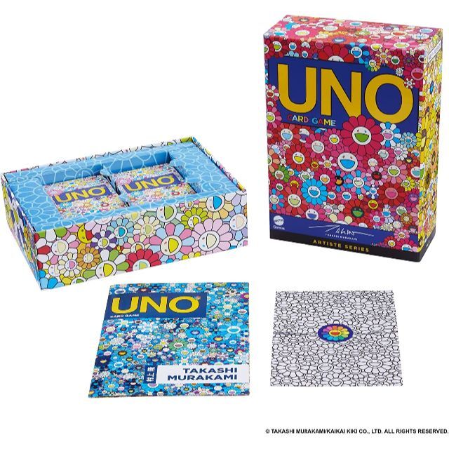 UNO(ウーノ)の新品未開封　UNO ウノ　村上隆 エンタメ/ホビーのテーブルゲーム/ホビー(トランプ/UNO)の商品写真
