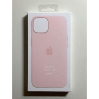 アップル(Apple)の【新品】純正 iPhone 13 シリコンケース・チョークピンク(iPhoneケース)