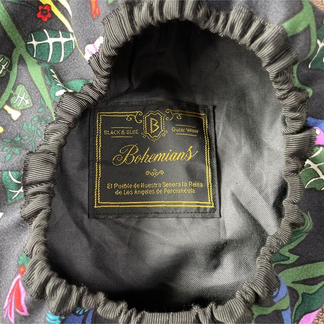 Bohemians(ボヘミアンズ)の【Bohemians】大人気♪ジャングル柄アニマル柄♡ブラックベース♪ベレー帽♡ レディースの帽子(ハンチング/ベレー帽)の商品写真