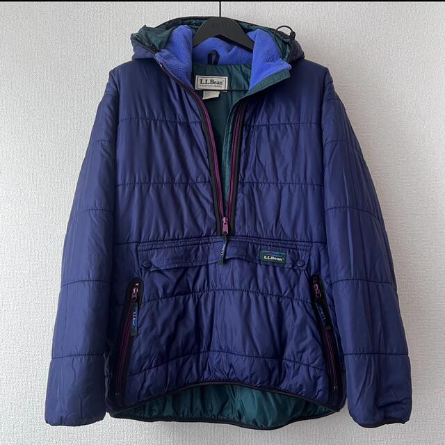 vtg】l.l.bean プリマロフト プルオーバージャケットMENS-M-R もらって