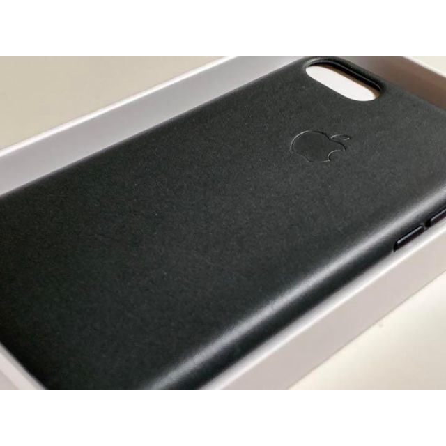 【新品】純正 iPhone 7 / 8 / SE レザーケース・ブラック① 2